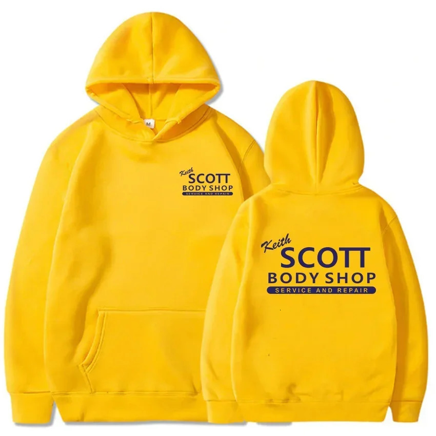 Tree Hill Hoodie Keith Scott Body Shop Hoodies Unisex Sweatshirts Autumn Winter Fleece Hooded Pullovers Graphic Sudadera Mujer 250114