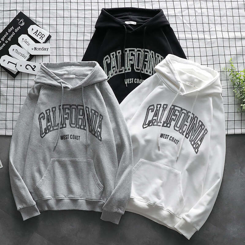 Women's Cute Pattern College Style Sportswear Girls' Long Sleeve Hoodie Autumn Clothing with Pocket