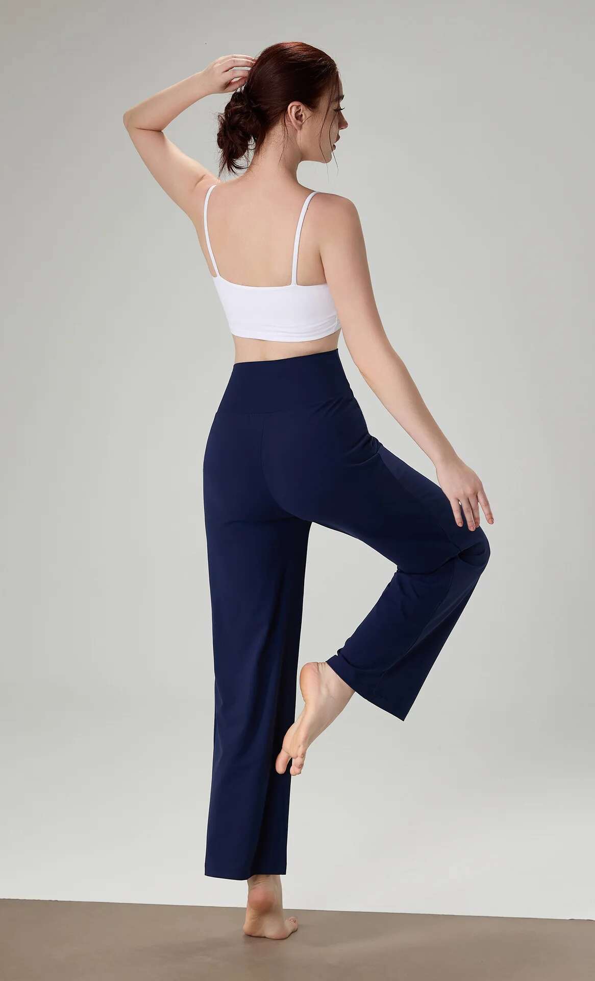 Ddmyoutdoor China Domestic Mermaid Curve Naked Sense Slim Yoga Women S Hip High Waist Wide Leg Straight Outdoor Casual Sports Pants
