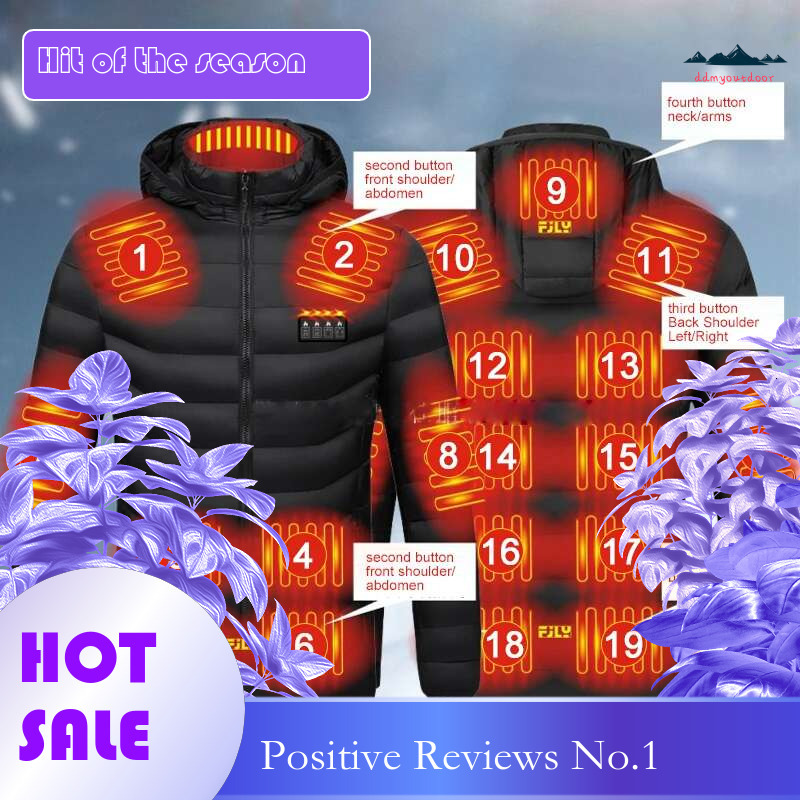 Ddmyoutdoor China Domestic Winter Areas Heated Men S Thermal Coat Warm Heating Jackets Outdoor Windbreaker Camping Hunting Jacket Fishing Wear