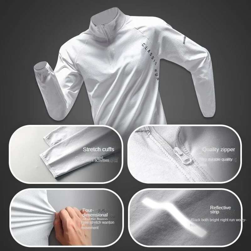 Ddmyoutdoor China Domestic Men S Quick Dry Sports Set Autumn Track And Field Zipper Training Running Fiess Long Sleeve Shirts For Cycg Gym Wear Men