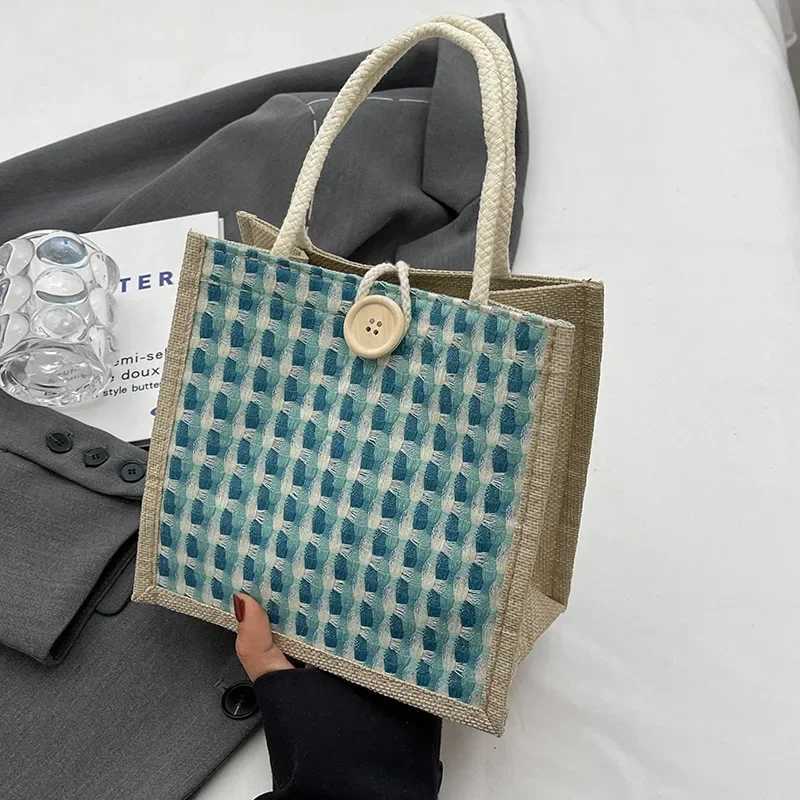 Womens Handbag Tote Bag Ladies Button Handheld Square Bag Button/Zipper Luxury Designer Handbag Small Shopping Bag Womens Bag T250118