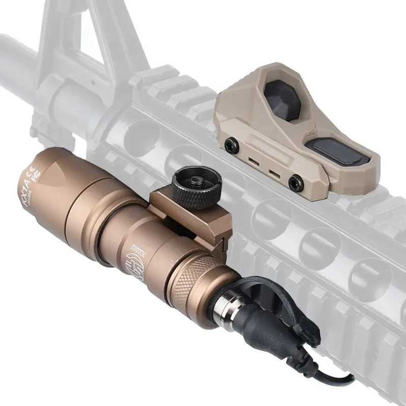 Surefir M300 M600 flashlight with AXON dual function remote pressure switch suitable for 20mm track hunting tactical air gunW241227
