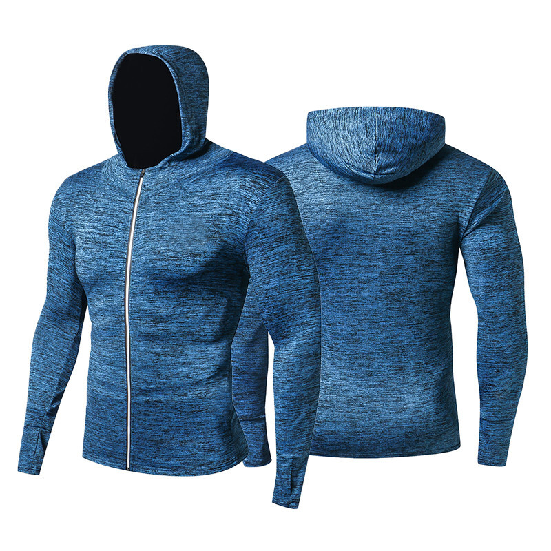 Ddmyoutdoor China Domestic Sport Bodybuilding Sweatshirt Running Jacket Men Hoodies Gym Training Fiess Compression Jersey Long Sleeved T Shirts Fast D