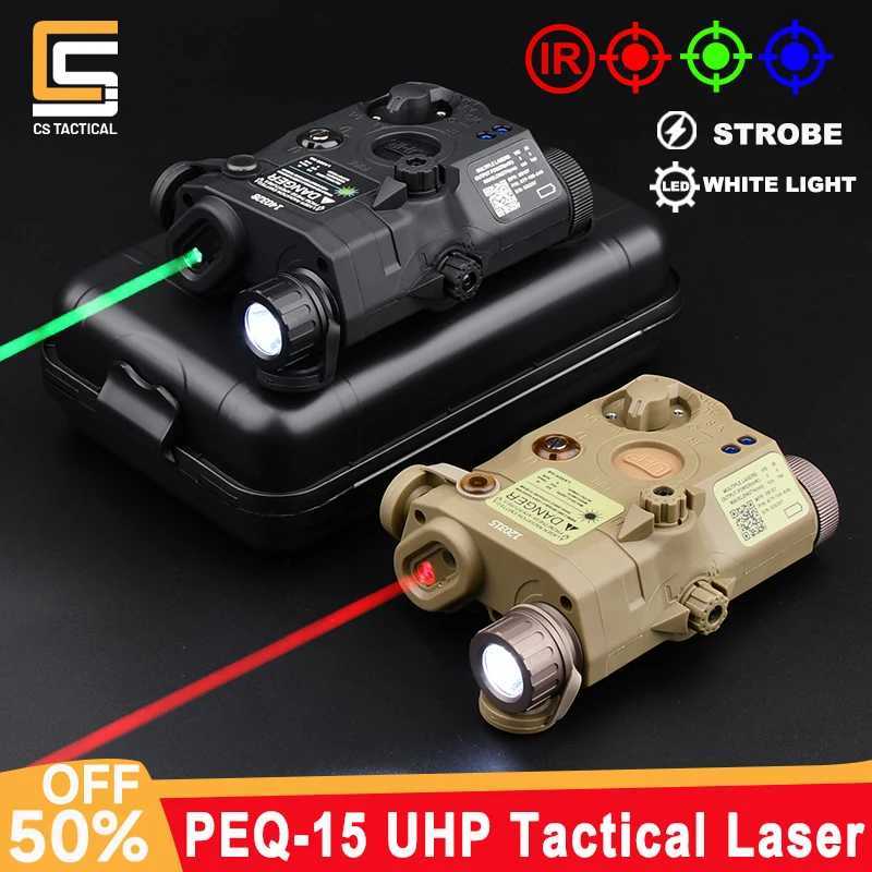 WADSN Airsoft UHP AN PEQ 5 PEQ-5 LA5C red dot green blue laser pointer infrared fill light LED hunting reconnaissance aircraft AR5 Fit 20MM railW24122