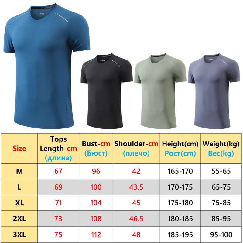 Ddmyoutdoor China Domestic Brand Causal Shirts Fiess Jogging Running O Neck Reflective High Quality Short Sleeves Nylon Bodybuilding Men Fashion Sport