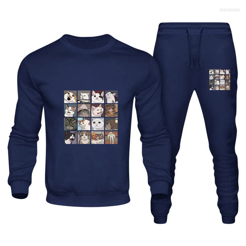 Men's Tracksuits 2025 Mens Sweat-shirt Set Hoodies And Sweatpants High Quality Male Outdoor Casual Sports Jogging Suit Gym Long Sleeve
