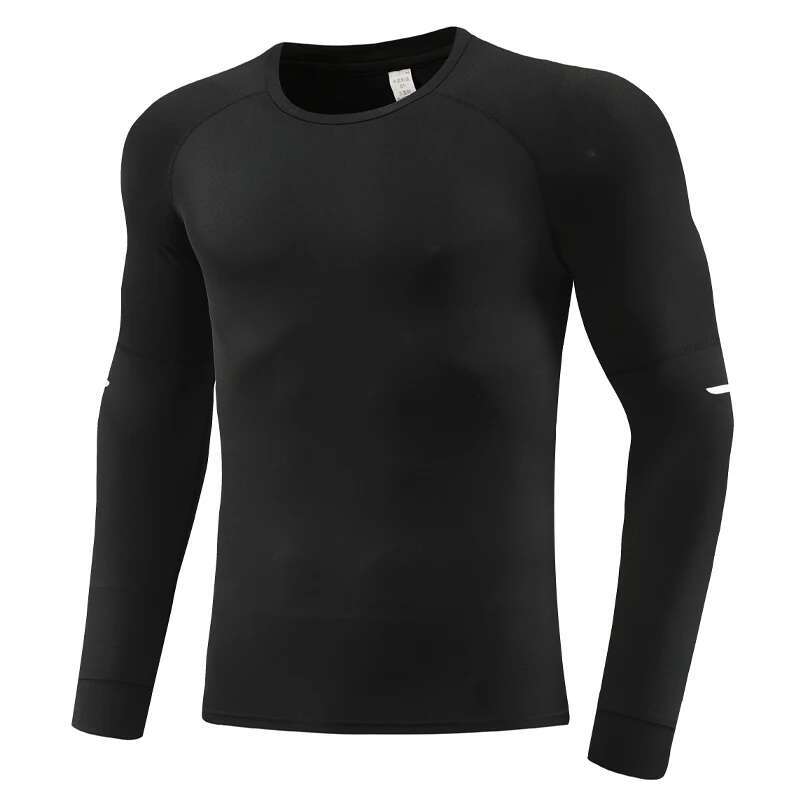 Ddmyoutdoor China Domestic Men Compression Gym Quick Dry Exercise Workout Running Fashion Print Long Shirts Bodybuilding Tight Training Jogging Tee