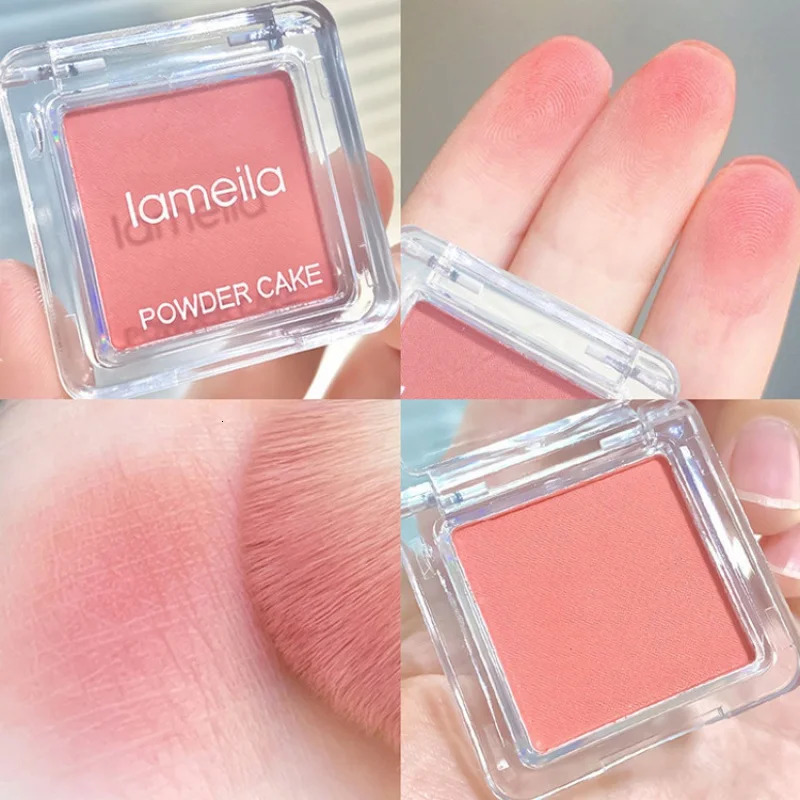 Face Blusher Matte Natural Cheek Tint Brighten Face Waterproof Face Contouring Cosmetics Blush Powder Soft Female Makeup 1pcs 250110