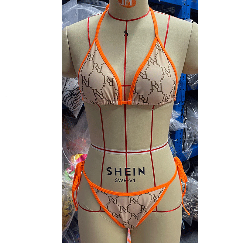 fashion tracksuit New Split Cow Print Sexy Bikini designer swimwear