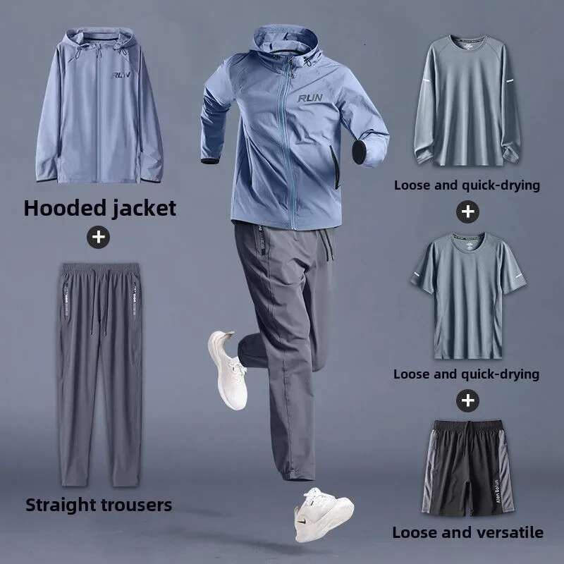 Ddmyoutdoor China Domestic Men S Sportswear Set Spring Autumn Running Fiess Clothing Loose Fit Quick Dry Clothes For Outdoor Training Wear Tracksuit M