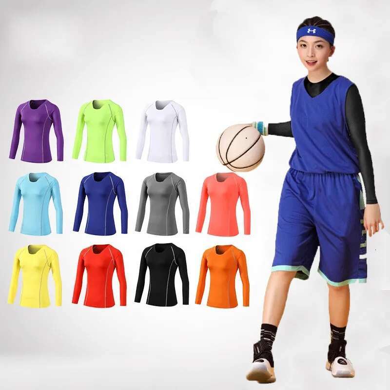 Ddmyoutdoor China Domestic Women Kids Children Girl Quick Dry Running Long T Shirt Fiess Sport Femaile Basketball Football Gym Hiking Jogging Clothes 