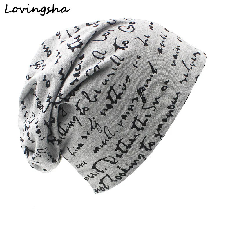 LOVINGSHA High Quality Women Hat Unisex Warm Ladies Autumn Winter Fashion Hiphop Beanie For Men Chapeu Feminino Cap 250118