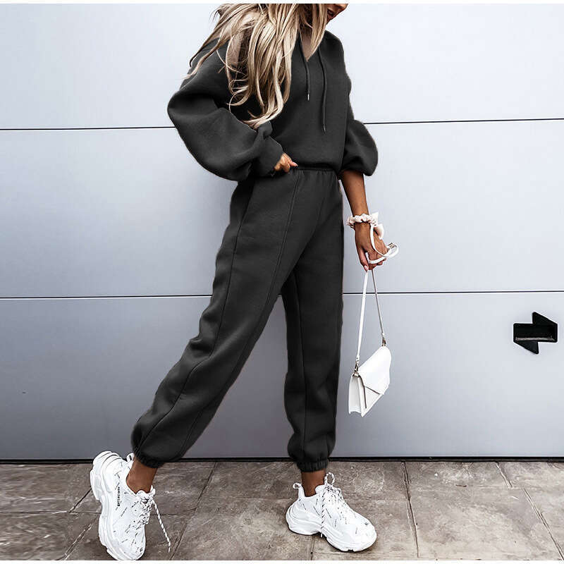 2025 Women's European American Autumn Sports and Leisure Set Two Piece Set, Versatile Female Style, New Trendy Clothing Ins