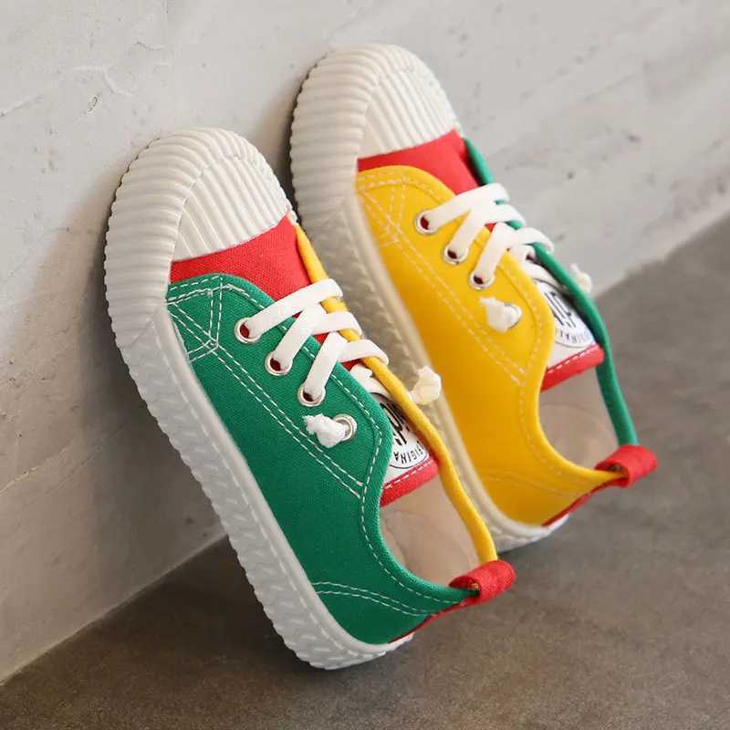 Children Canvas Shoes Board Men Biscuit Sole Casual Shoe Trend Kids Shoe for Girl Casual Sneaker for Boy Kids Toddler Boy ShoesXJ250118