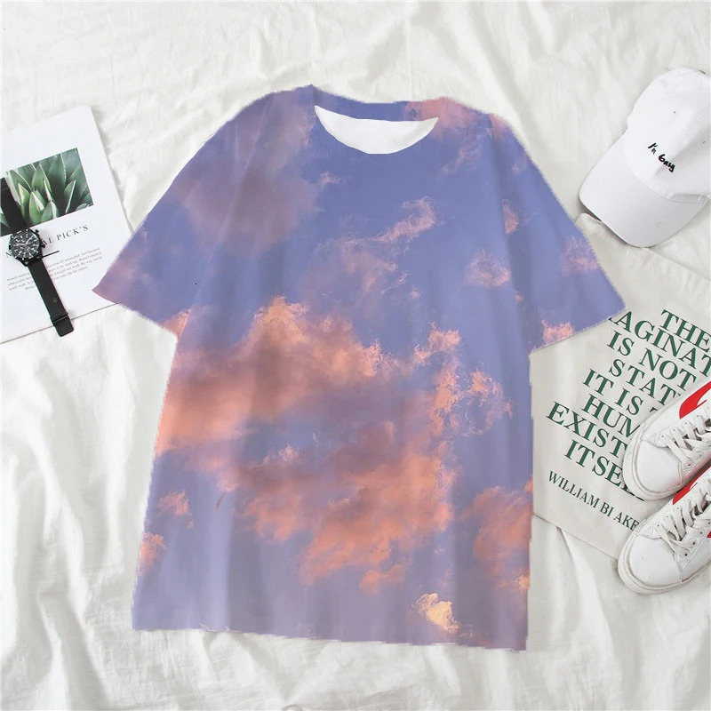 Trendy 3d Printed Custom Summer Casual Womens Beautiful Tshirt Street Outdoor Wear Sportswear Breathable Fashion Style 250108