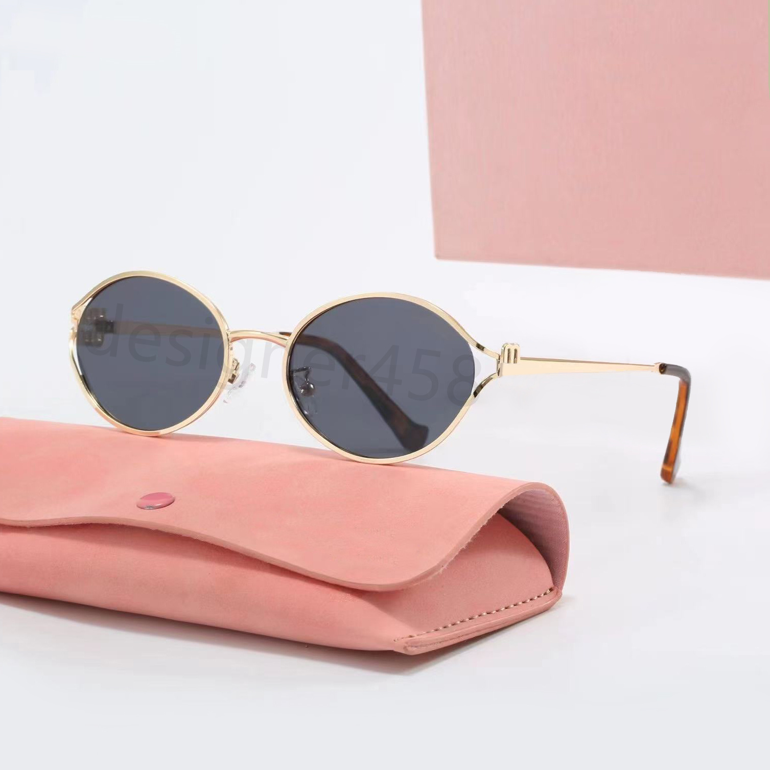 Sunglasses Designer Sunglass fashion Luxury Women Men Glasses cat eye Fashion New high quality Sun glass lens Unisex sun glasses men metal retro frame