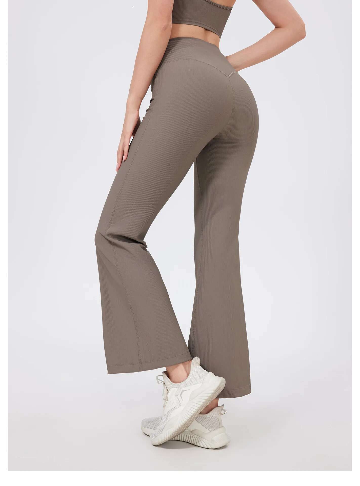 Ddmyoutdoor China Domestic Mermaid Curve Yoga Flared Anti Curg Sports Wide Leg Fiess Pants High Waist Hip Lifting Dancing Micro Pants