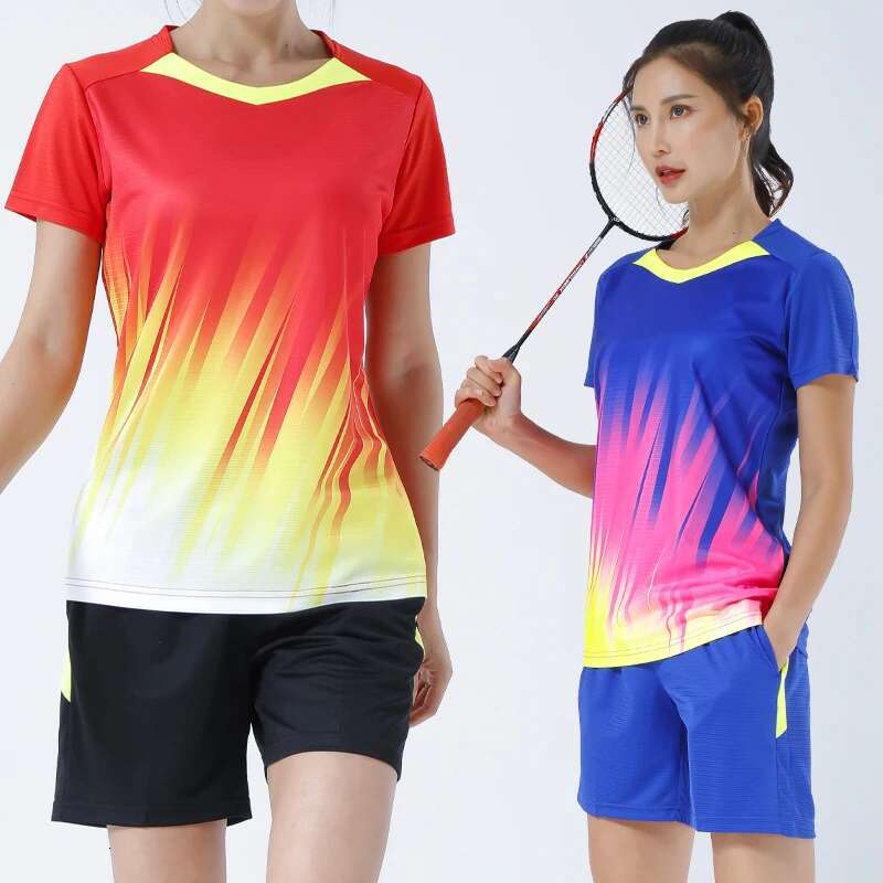 Ddmyoutdoor China Domestic Badminton Shirt Shorts Team Sportswear Uniforms Women Running Training Pcs Fiess Exercise Breathable Table Tennis Sets