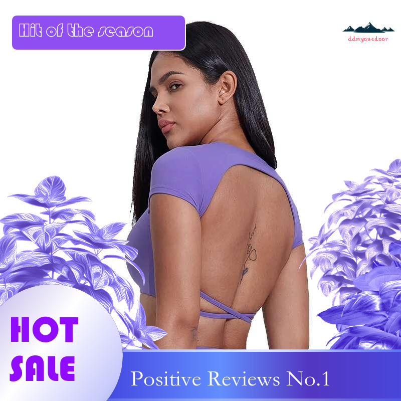 Ddmyoutdoor China Domestic Mermaid Curve New Naked Yoga Suit Women S Big Backless Tight Sports Top Outdoor Running With Chest Pad Fiess T Shirt