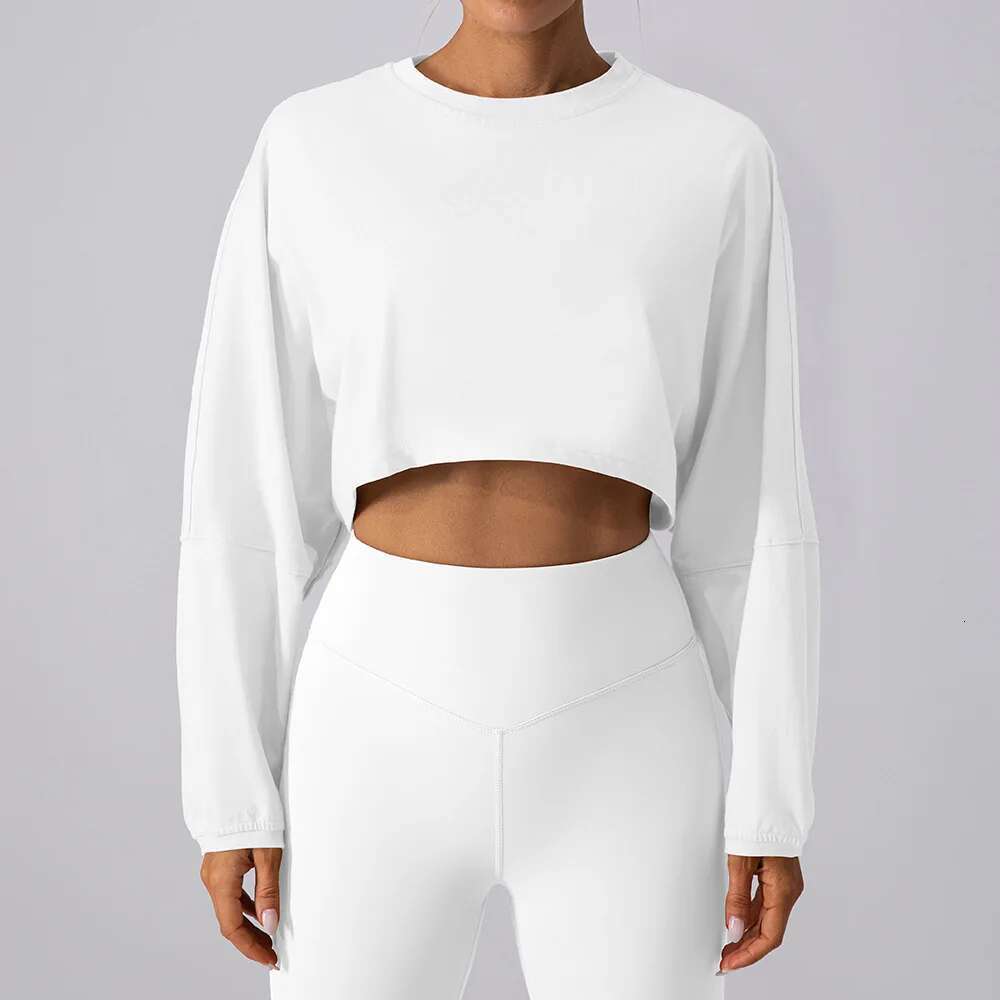 Ddmyoutdoor China Domestic Mermaid Curve Spring INS Superstar Brand Same Style Fiess T Shirt Long Sleeve Shirt Yoga Running Loose Crop Top Women