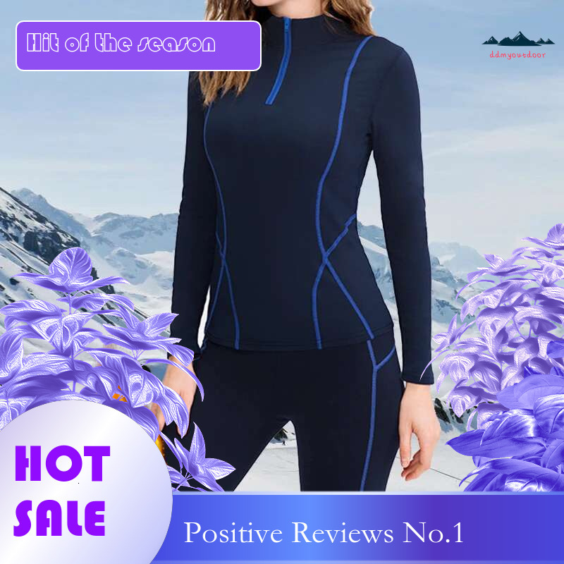 Ddmyoutdoor China Domestic Piece Yoga Thermal Leggings Set Underwear Women Warm Sportswear Fiess Suit Sports Tracksuit Workout Gym Clothing XL