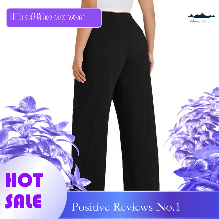Ddmyoutdoor China Domestic Mermaid Curve Plus Size High Waist Hip Lifting Yoga Trousers Outdoor Wide Leg Fiess Naked Slimming Sports Flared Pants