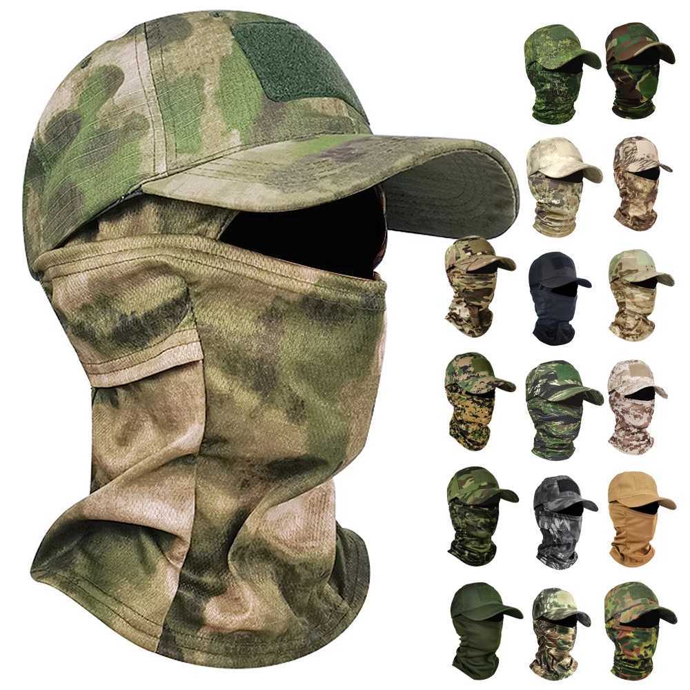 Airsoft Mask clava Face Mask Full Wrap Neck Gaiter Mens Baseball Army Hat Airsoft Accories and Tactical GearXJ250116