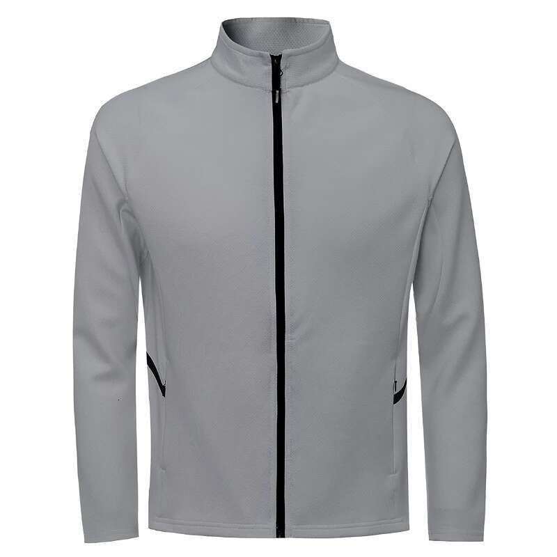Ddmyoutdoor China Domestic New Winter Thick Shirt Men Zipper Elastic Quick Dry Running Jackets Fiess Gym Sports Clothing Sport Top Mens Sportswear