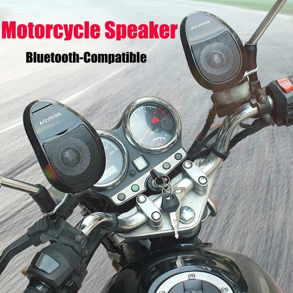 Car Audio MT493 Motorcycle Bluetooth Speaker Waterproof MP3 Audio System FM Radio U Disk accessori moto H250118