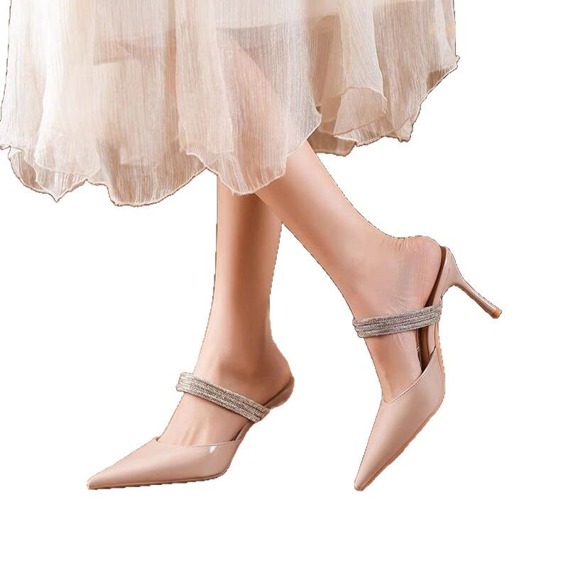 classic designer sandals for women womens slippers slides Naked thin heeled pointed sandals high outdoor casual shoes trainers sneakers