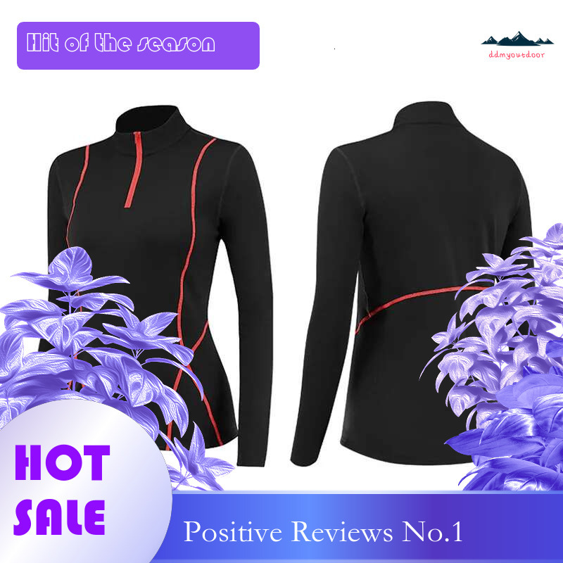 Ddmyoutdoor China Domestic Women S Thermal T Shirt Sport Female Full Sleeve Yoga Gym Top Warm Fleece Shirts Womens Clothes Fiess Clothing