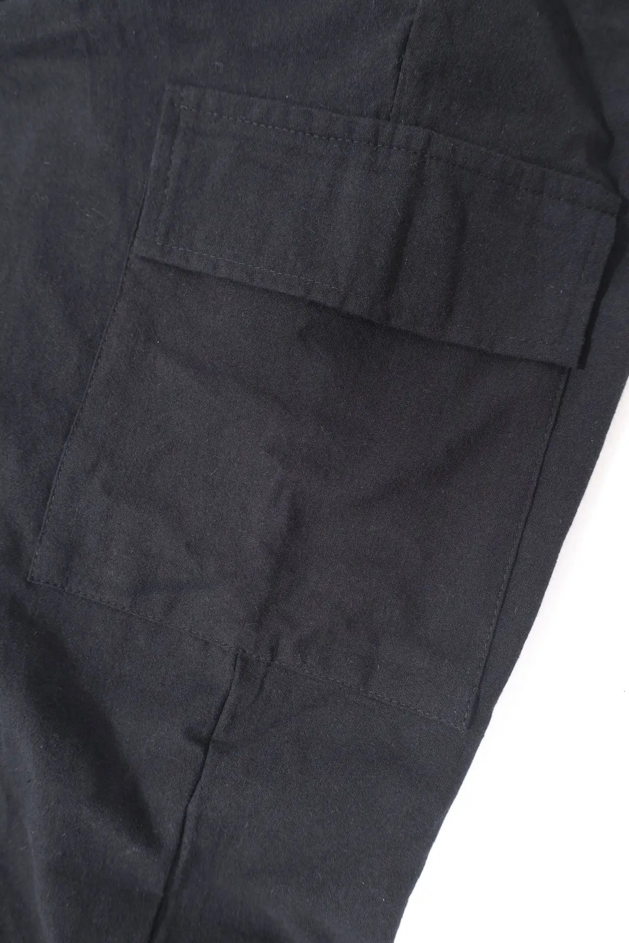 Solid Color Spring Autumn multi pocket workwear pants mens straight tube Corset pants casual pants oversized mens trousers 250113