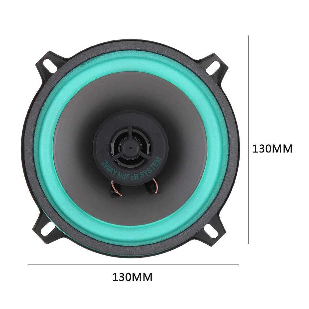 Car Audio 5 Inch 2 Way HiFi Coaxial Subwoofer 100W 4 Ohms Full Frequency Car Stereo Speaker Vehicle Audio Music Stereo Subwoofer H250118