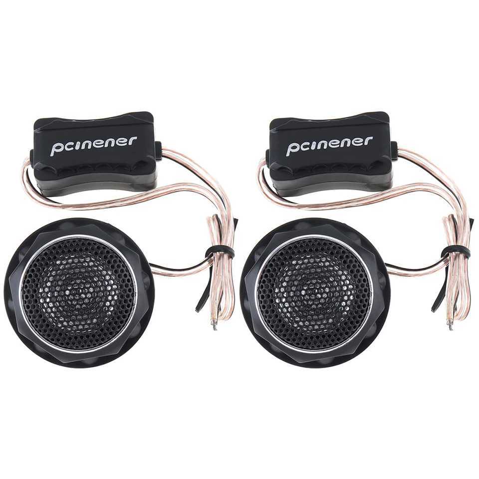 Car Audio 1pair No Magnetic Field Integrated Crossover Speaker Efficient Dome Tweeter For All Car Audio Systems Mini Audio Dome Tweeter H250118