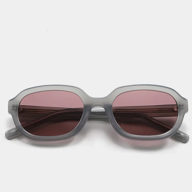 Korean Styles High Quality Acetate Sunglasses Fashionable Handmade Vintage UV400 Sun Glasses for Women and Men 250117