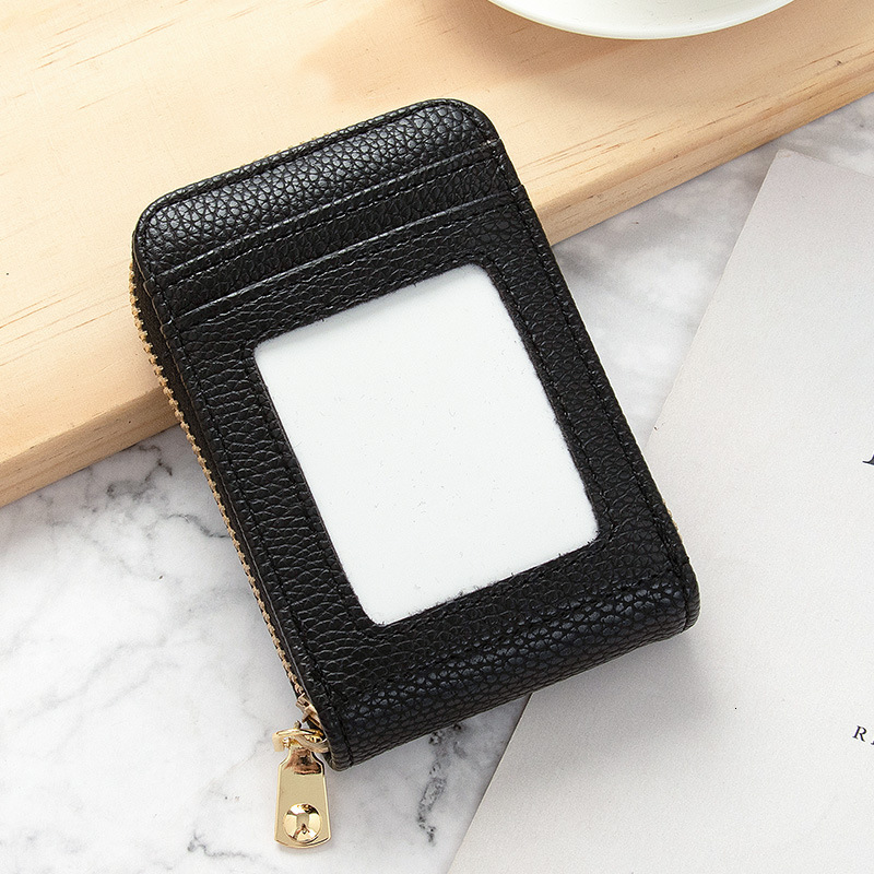 Women's Korean Edition New Anti demagnetization Solid Color Driver's License Mini Simple and Multi functional Small Ka Bao Card Cover Women 