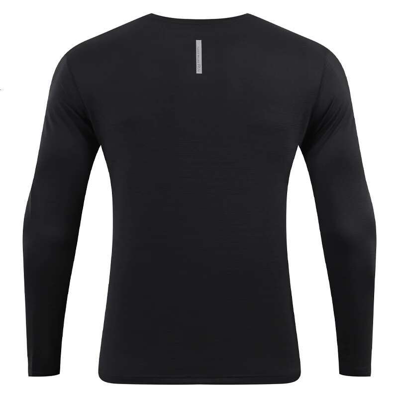 Ddmyoutdoor China Domestic Spandex Compression Breathable Long Sleeve Men Running Fiess Tshirt Elastic Quick Dry Sports Bodybuilding Training Shirts