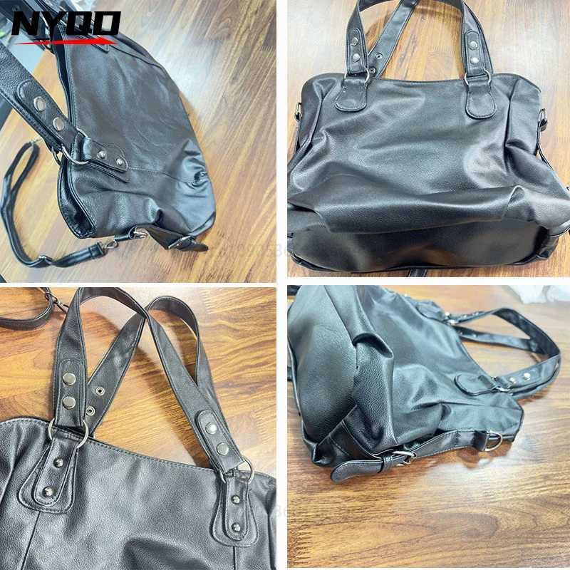Large Capacity Female Handbag Shoulder Big Tote Bag Ladies Soft Leather Hobos Messenger Bags Women Luxury Shopper Bag T250118