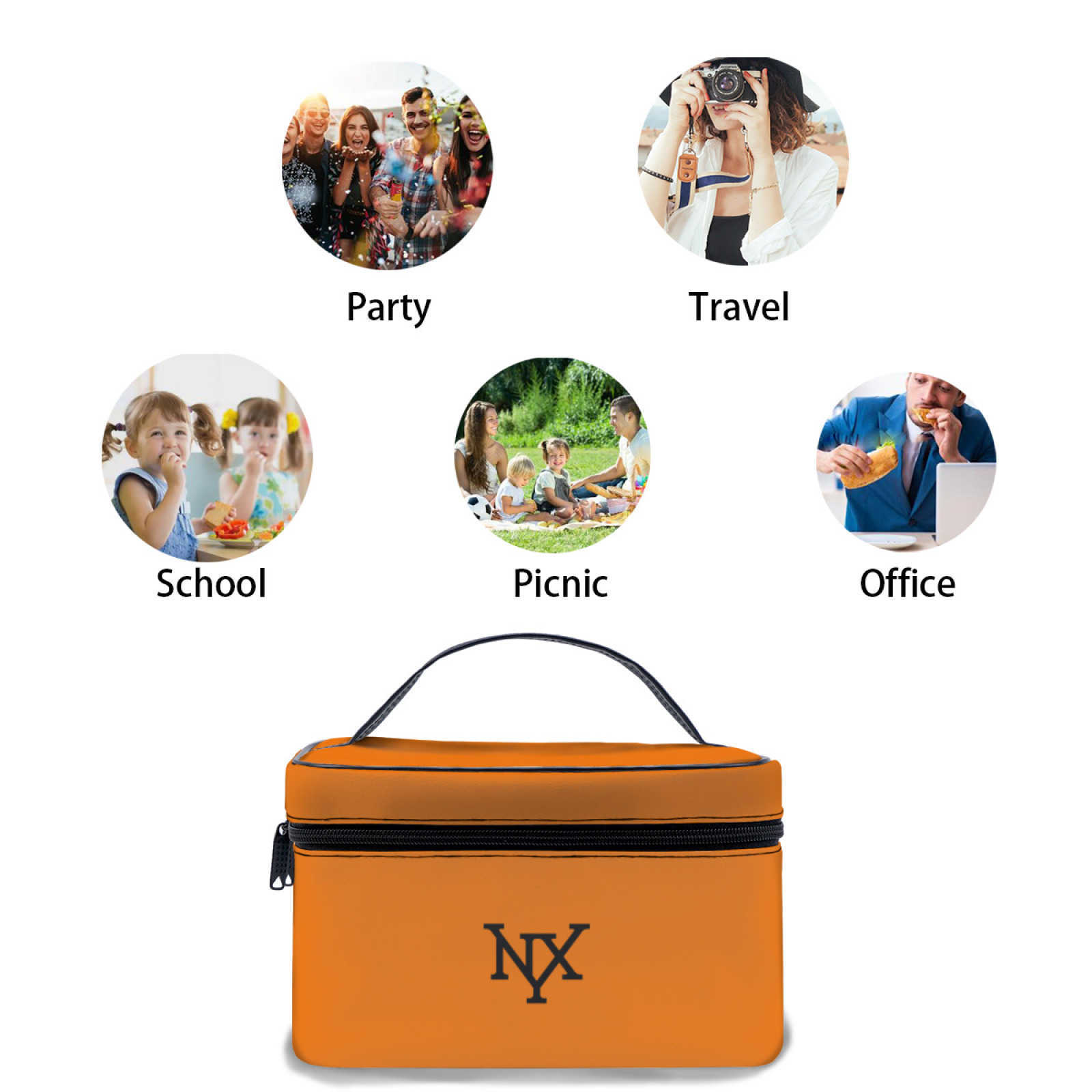 NXY Leather Large-Capacity Travel Cosmetic Bags Cases Bag Portable Makeup Pouch Women Washbag Multifunction Toiletry Kit