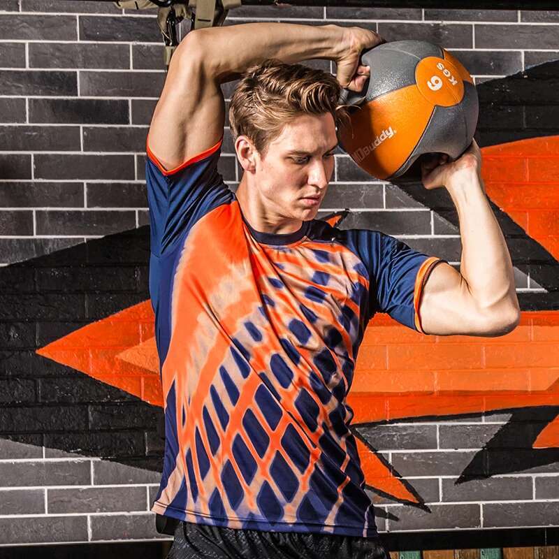 Ddmyoutdoor China Domestic Male Brand Soccer Jerseys Football T Summer Quick Dry Sport Running Shirts Elastic Gym Fiess Shirt Top Man Clothes XL