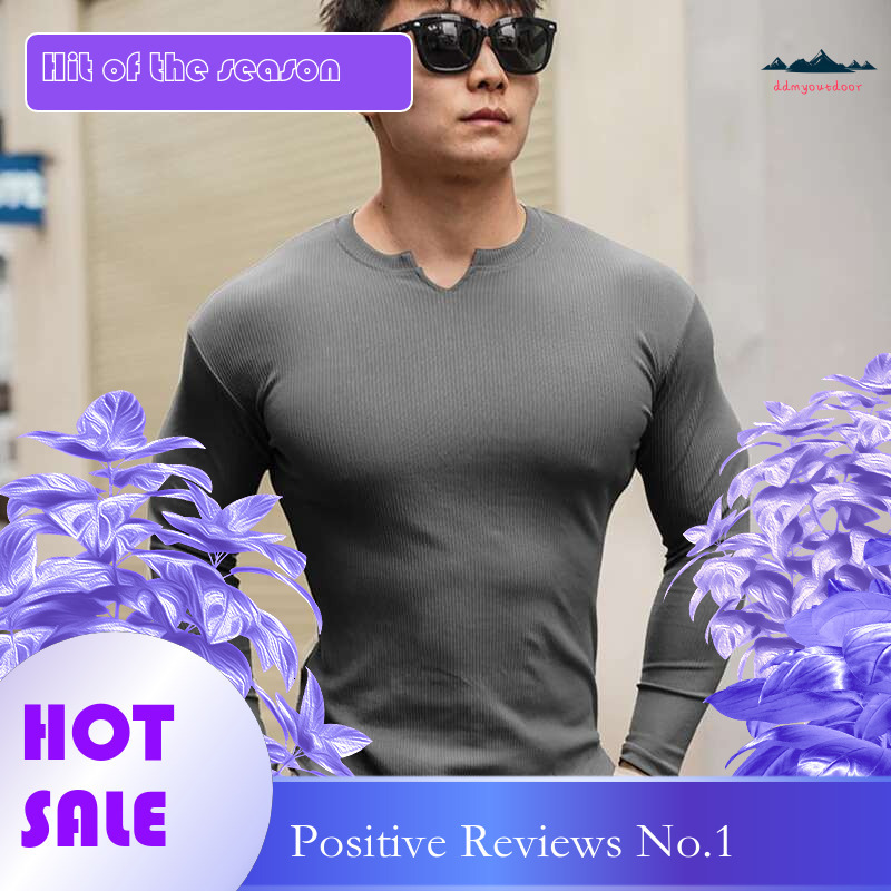 Ddmyoutdoor China Domestic Men Long Sleeve Gym Quick Dry Football Sport T Man Bodybuilding Fiess Top Compression Training Shirt Tees Gymwear