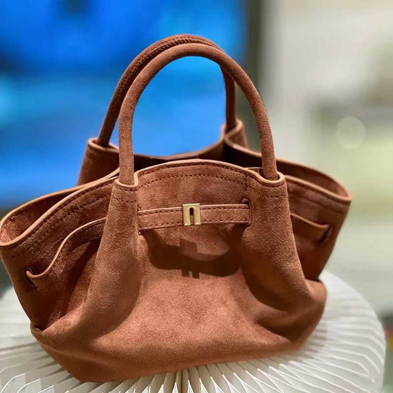 New Arrival Fashion Suede Trapeze for Designer Women Handbags Large Tote Bag Trend Autumn and Winter Shoulder Bags Z250118