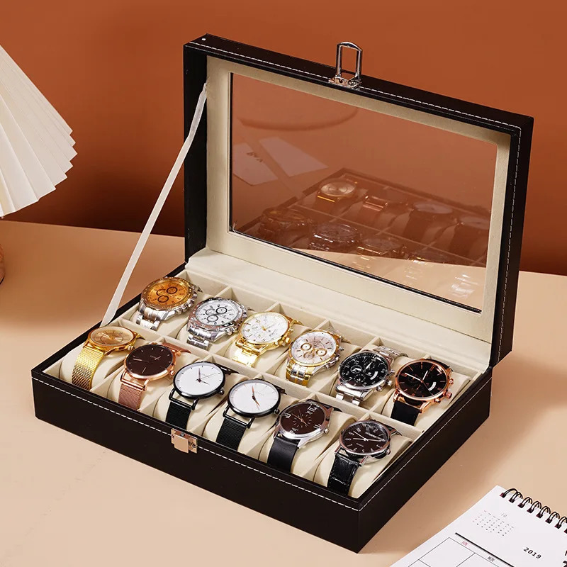2/3/4/5/6//10/12/20 Girds PU Leather Watch Bracket Display Box Holiday Gifts Watch Display Jewelry Box 250117