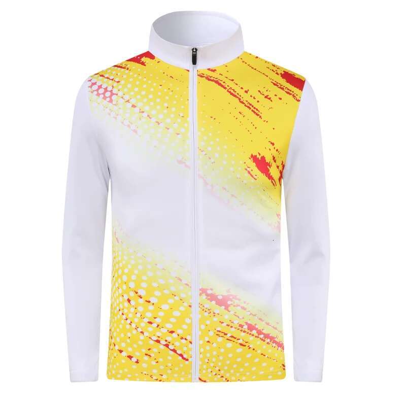 Ddmyoutdoor China Domestic New Training Jackets Zipper Running Quick Dry Breathable Team Sports Long Jerseys Game Gym Prints Fashion Badminton Coat
