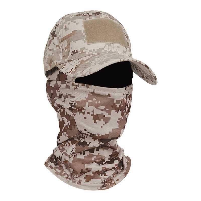 Tropical Adventure Visors s Jung Hunting Hat Sunshade Camo Men Army Bucket Hats Military Tactical CasquetteNeck CoverXJ250116