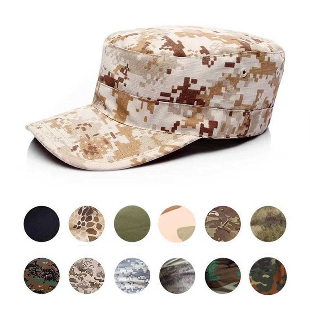 Tactical Unisex Flat Top Hat Outdoor Sports Sunscreen Hats Breathab Journey Fishing Mountain Climbing Hat SunhatXJ250116