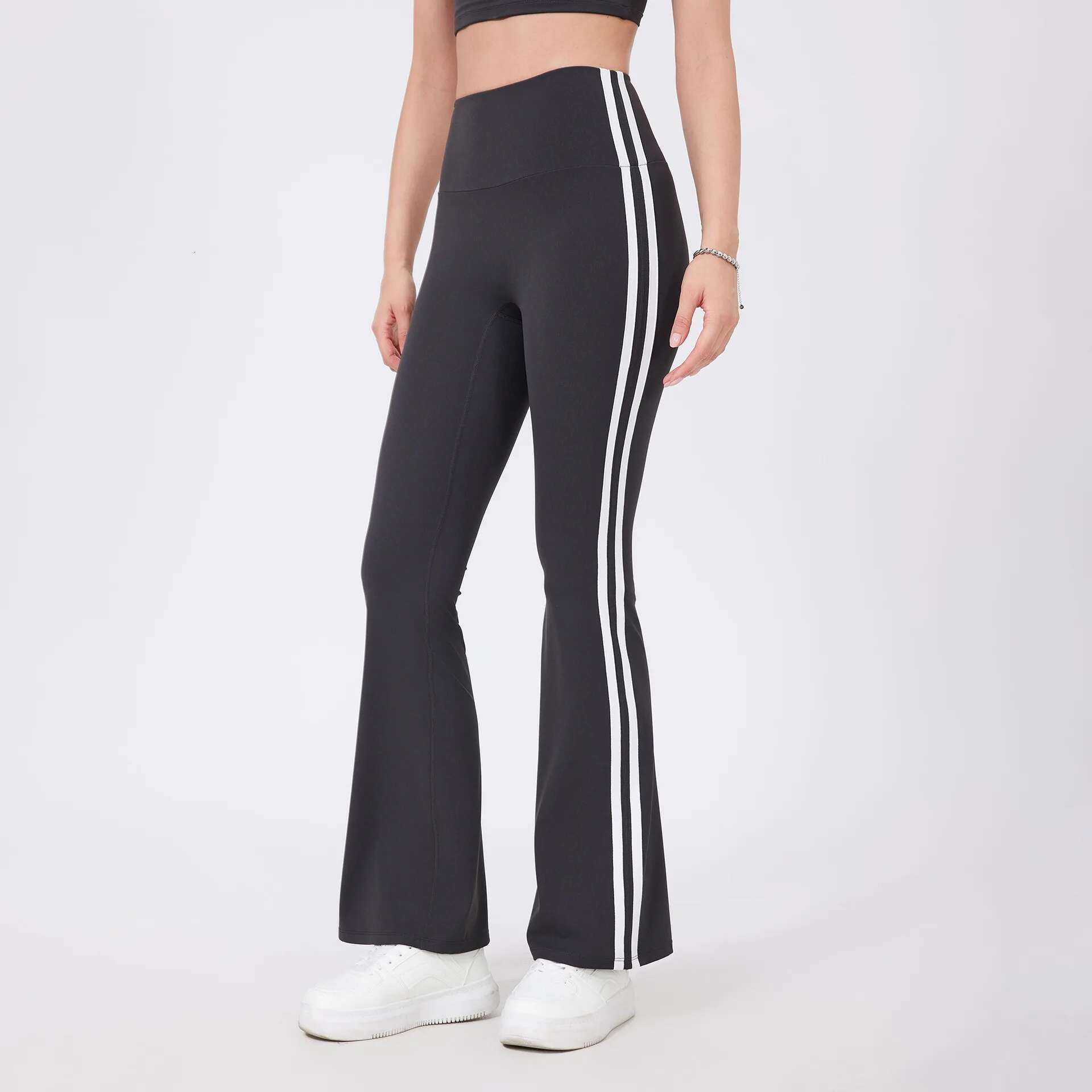 Ddmyoutdoor China Domestic Mermaid Curve High Waist Yoga Spice Girls New Running Sports Peach Hip Fiess Naked Elastic Flared Pants