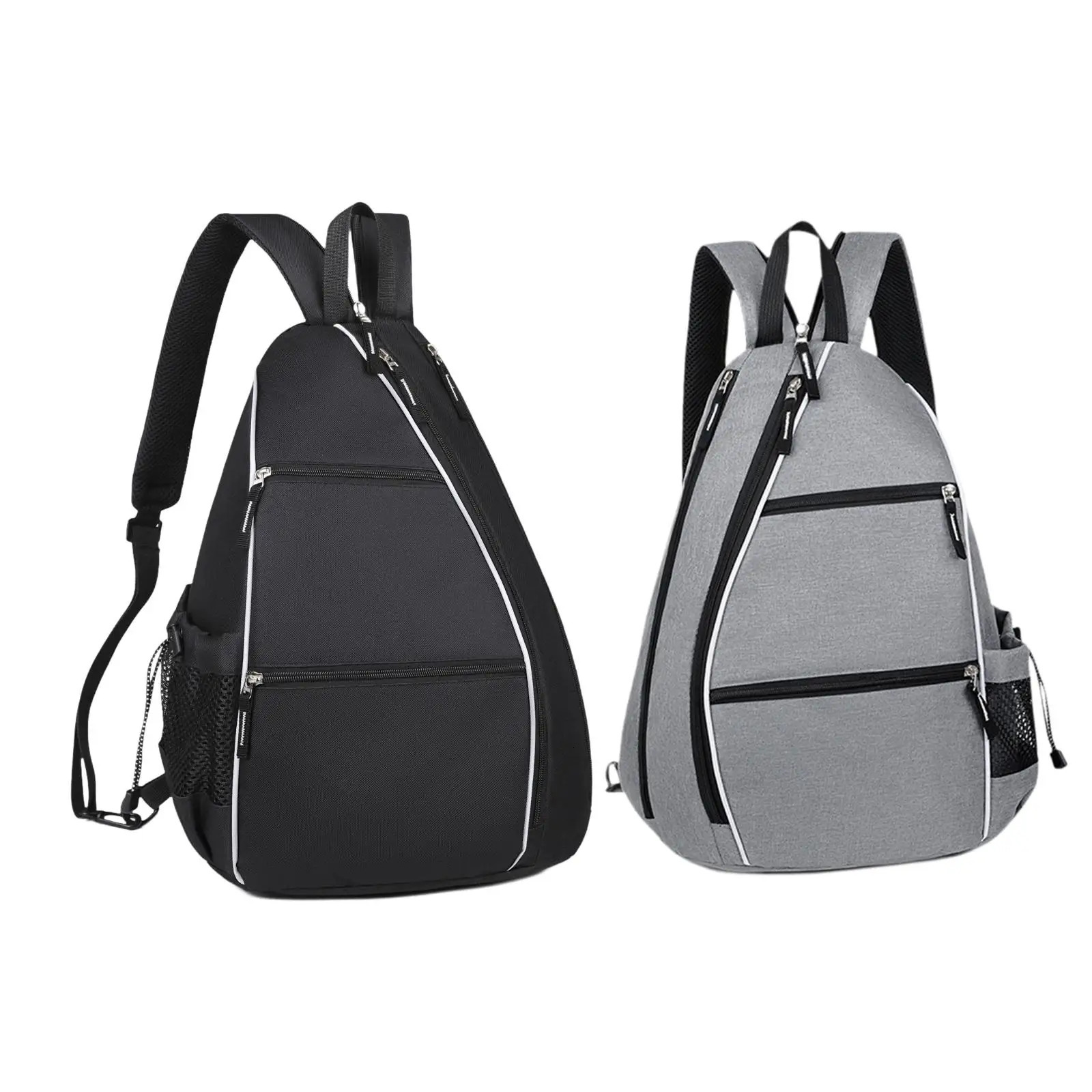 Pickleball Bag Tennis Crossbody Backpack for Women Men Adjustable Strap Gift Zipper Closure Large Badminton Pickleball Backpack 250117