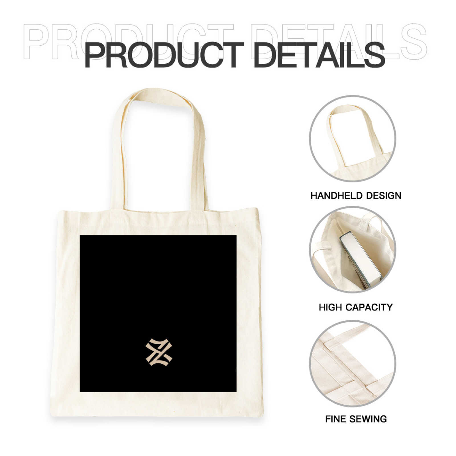 NXY Women Handbags Solid Canvas Shoulder Bags Reusable Large Capacity Shopping Bag Retro Casual TotaBags Fashion High-Quality